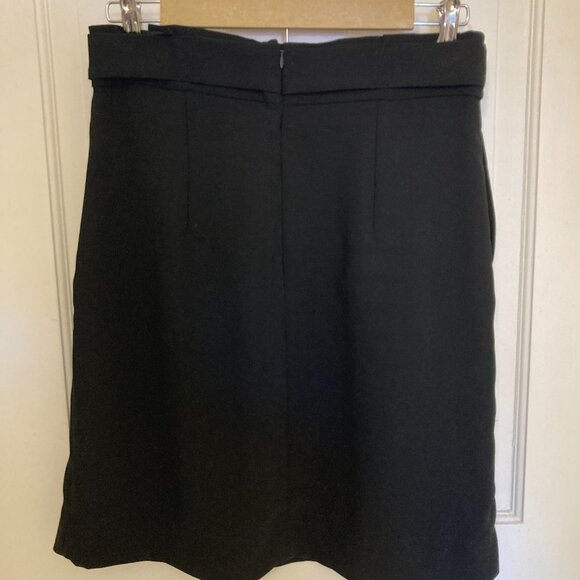 NWOT Pleated Belted H&M Office Skirt with Pockets - Picture 3 of 5